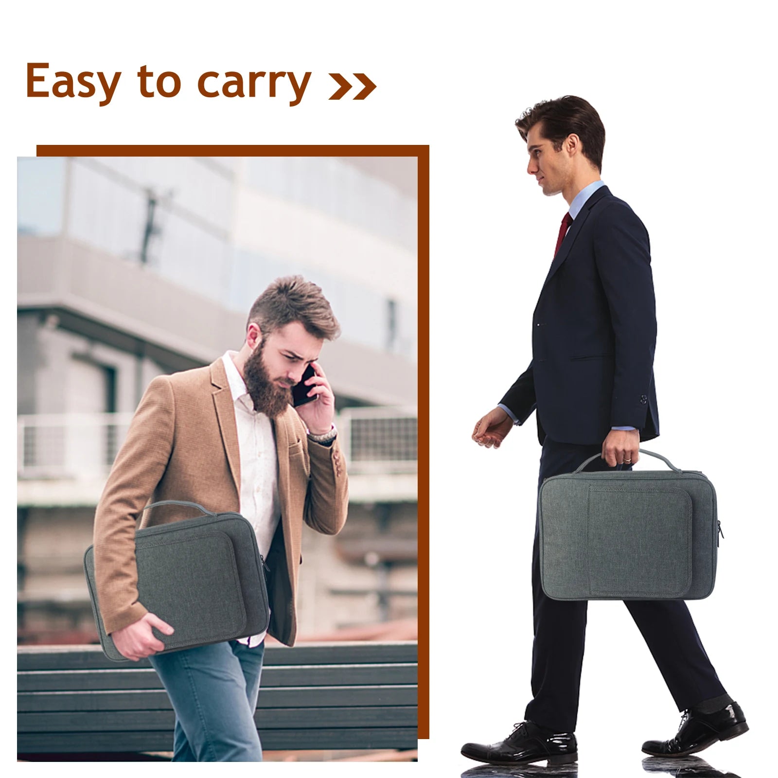 Laptop Storage Bag Electronics Organizer Polyester Books Storage Tote