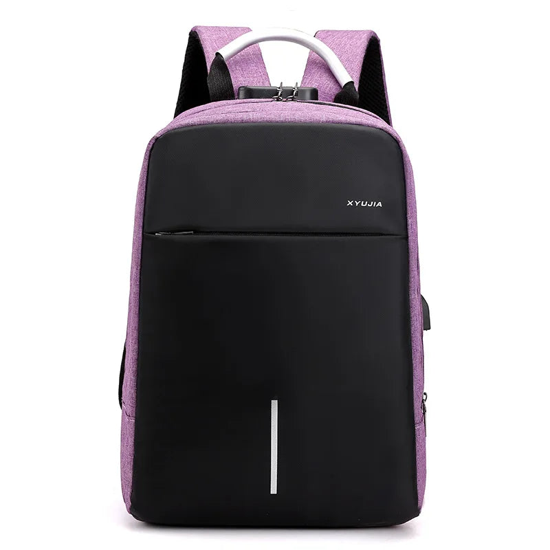 USB Charging Backpack Women Schoolbag Anti Theft Business Travel Bag