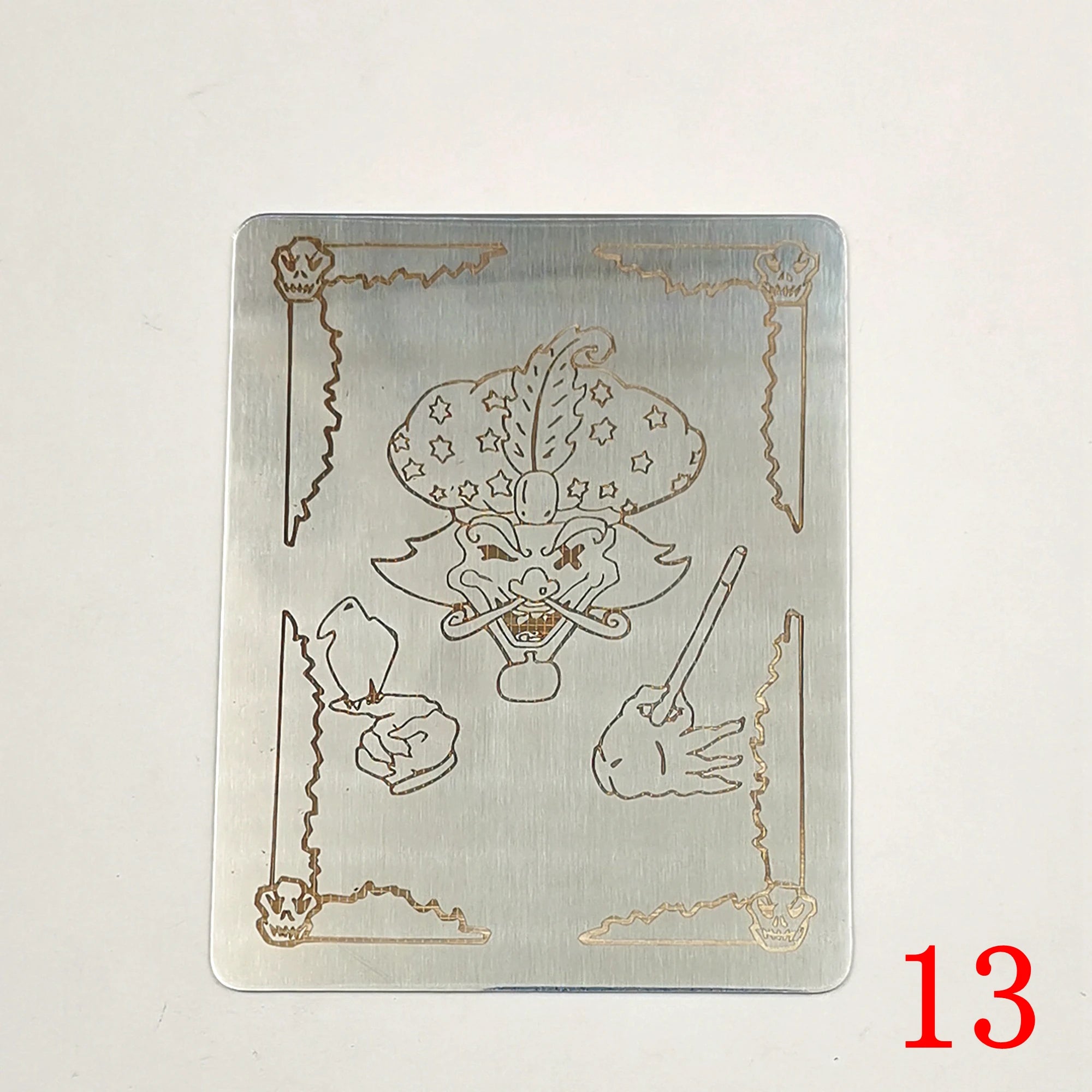 ICP Great Milenko Joker Trading Card Stainless Steel Charm Juggalo
