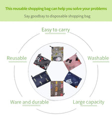 Large Reusable Grocery Bags 50lb Tote Bags Women's Shoulder Bags