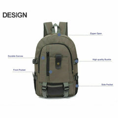 Waterproof Climbing Backpack Sport Bags Men Boys Rucksack Fishing Hiking