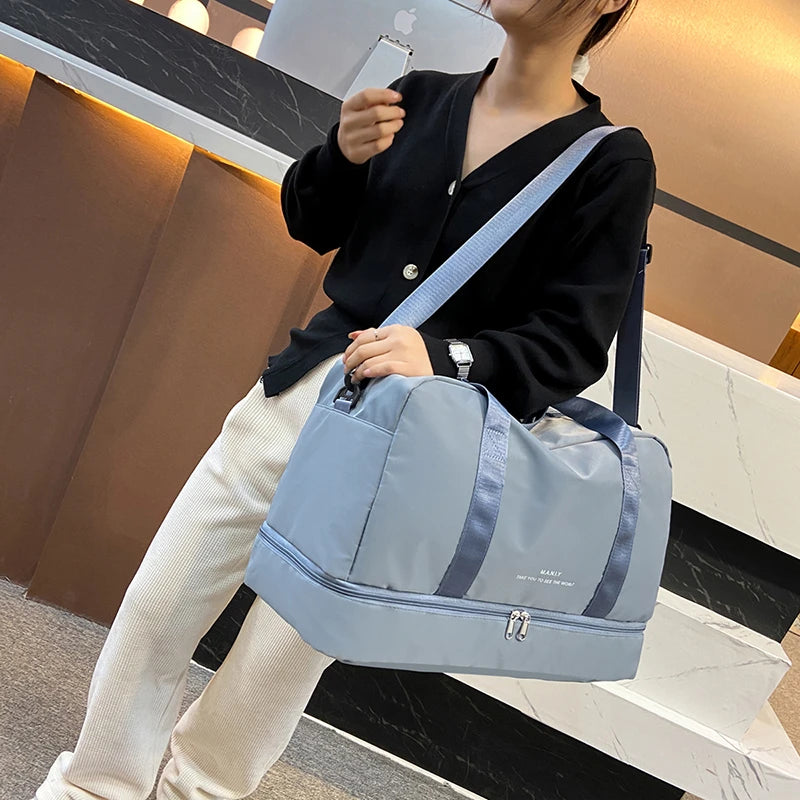 Nylon Luggage Bags Women Crossbody Bag Men's Travel Bag