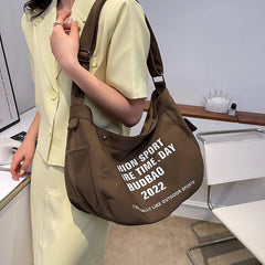 Women's Large Canvas Tote Bag Shoulder Shopper Sports Leisure Grocery Bag