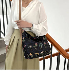 Large Canvas Tote Bag Women Big Capacity Shopping Handbag Casual Lady Nylon Shou