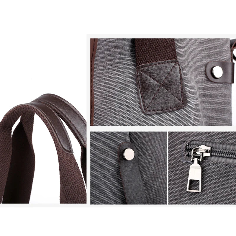 Large Canvas Tote Bag Women Casual Shoulder Bag Ladies Crossbody Bags
