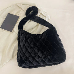 Soft Plush Women Shoulder Bag Fluffy Crossbody Casual Female Handbag