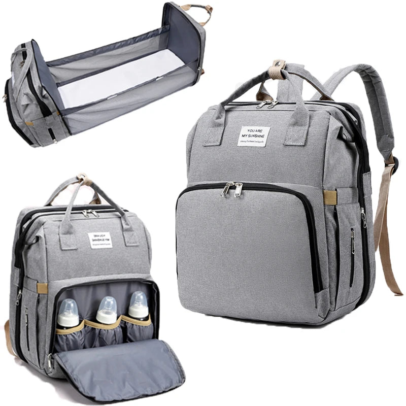 Large Capacity Backpack Mother Diaper Bags Convenient Travel Nappy Handbag