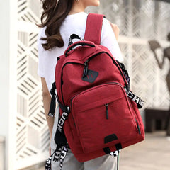 Large Capacity Backpack Men Women 15 Inch Laptop Oxford High School College Stud