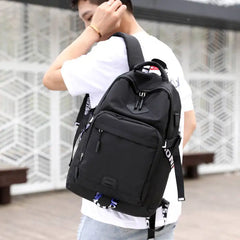 Large Capacity Backpack Men Women 15 Inch Laptop Oxford High School College Stud