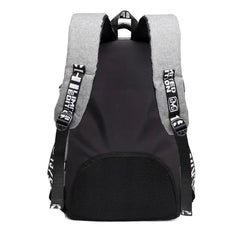 Large Capacity Backpack Men Women 15 Inch Laptop Oxford High School College Stud