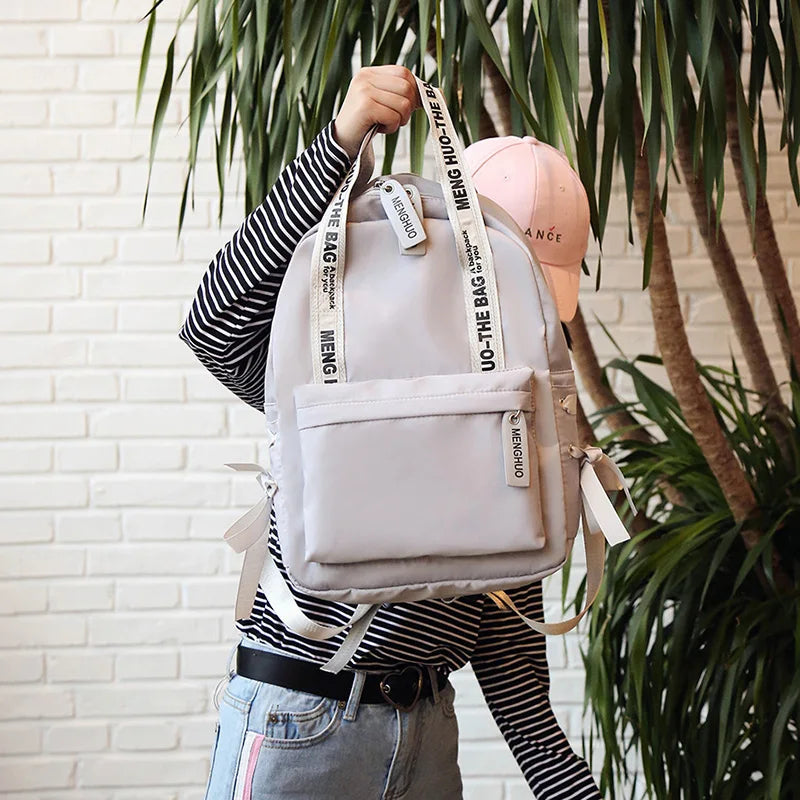 Large Capacity Backpack Women Preppy School Bags for Teenagers Female