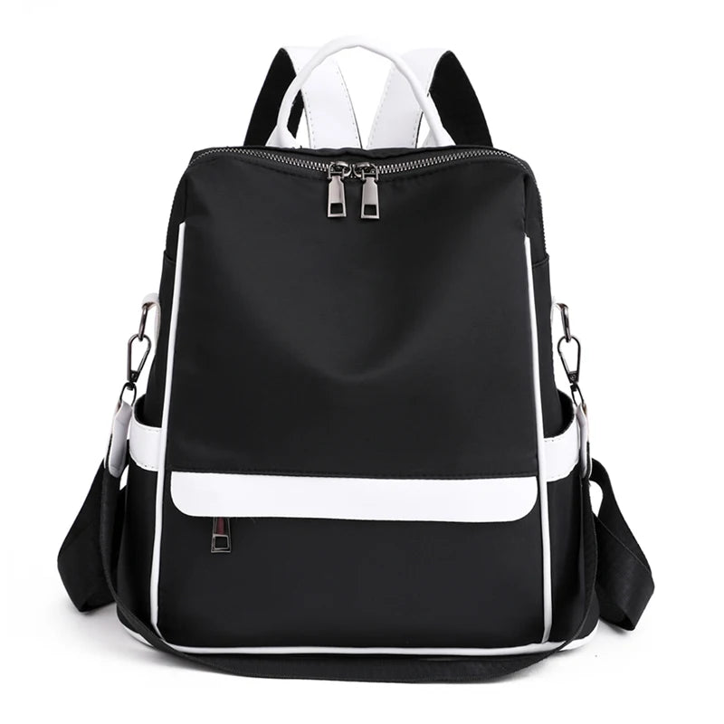 Large Capacity Backpacks for Women Pure Oxford Bagpack High Waterproof Travel Ru