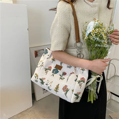 Large Capacity Canvas Casual Shoulder Bag