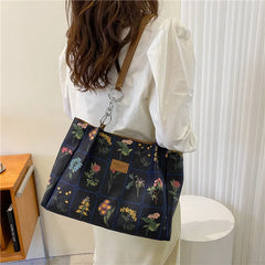 Large Capacity Canvas Casual Shoulder Bag