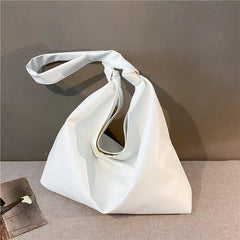 Large Capacity Women's Shoulder Bag PU Tote Casual Handbag