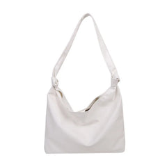 Large Capacity Women's Shoulder Bag PU Tote Casual Handbag