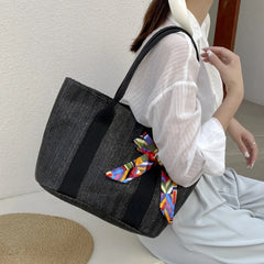 Large Capacity Beach Shopping Bags Woven Shoulder Bag Women Straw Handbags