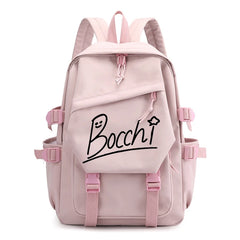 Bocchi The Rock Anime Travel Bags Women Pink Shopping Bag Multifunction Backpack