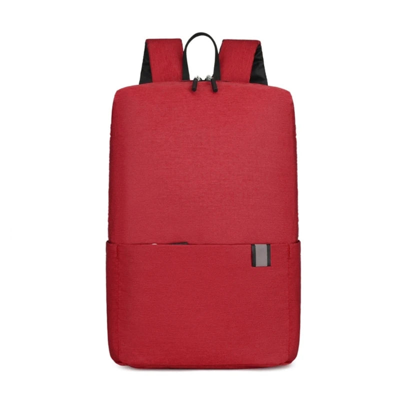 Large Capacity Nylon Backpack with Reflective Stripe