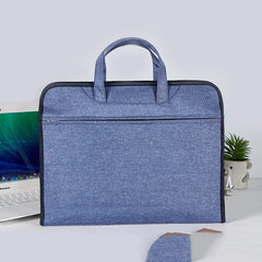 Large Capacity Briefcase A4 File Folder Business Paper Bag