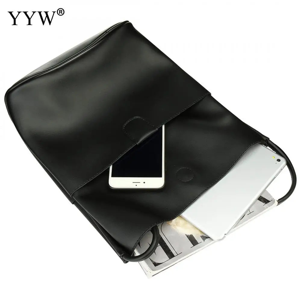 Large Capacity Bucket Bag PU Leather Women Crossbody Bag