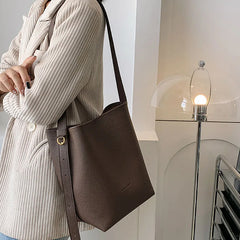 Large Capacity Bucket Handbags Shoulder Bags for Women Female Shopper Bag