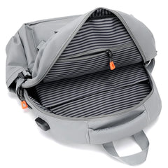 Large Capacity Business Backpack Men's Solid Laptop Bag