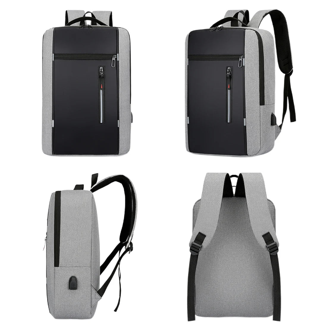 Large Business Laptop Backpack USB Men's Bagpack For Teens