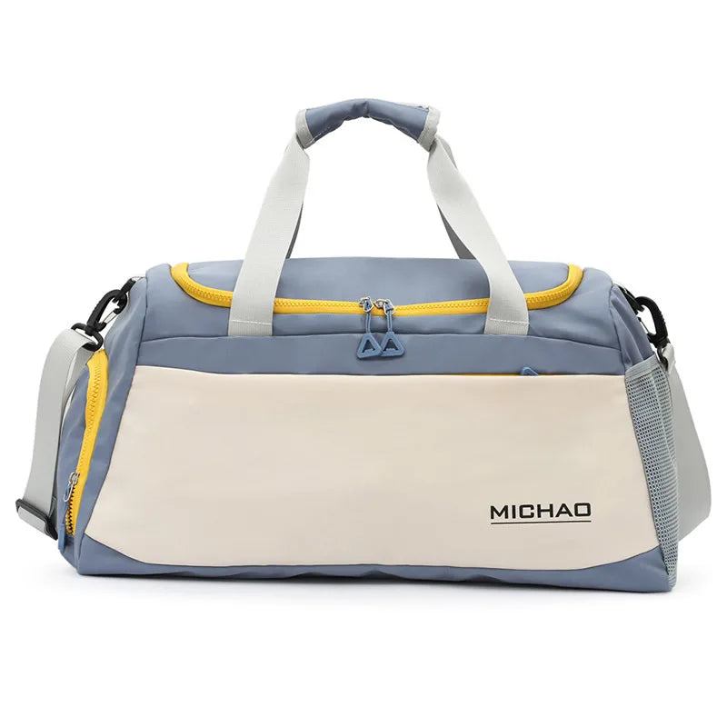 Large Capacity Travel Fitness Bag Wet Dry Separation Shoe Compartment