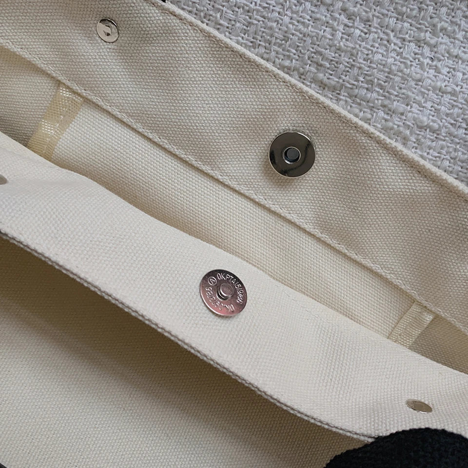 Canvas Casual Bags for Women Handbags Totes 100% Cotton
