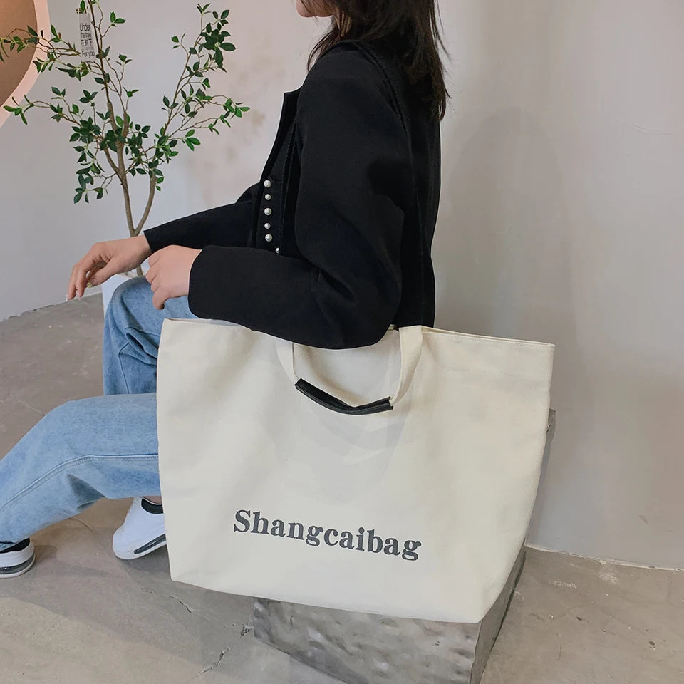 Canvas Casual Bags for Women Handbags Totes 100% Cotton