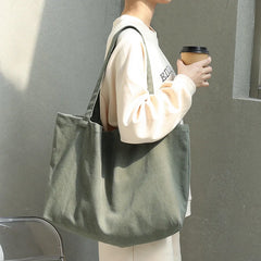 Large Capacity Canvas Totes Travel Purse Shoulder Bag For Lady Top-handle Bag