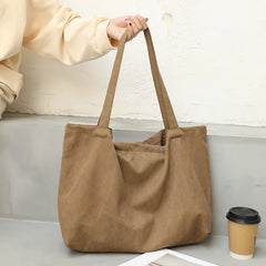 Large Capacity Canvas Totes Travel Purse Shoulder Bag For Lady Top-handle Bag