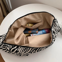 Canvas Handbags Leopard Female Casual Tote Ladies Crossbody Bag