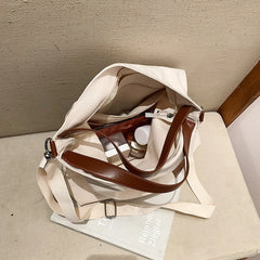 Large Capacity Cotton Shoulder Bags for Women
