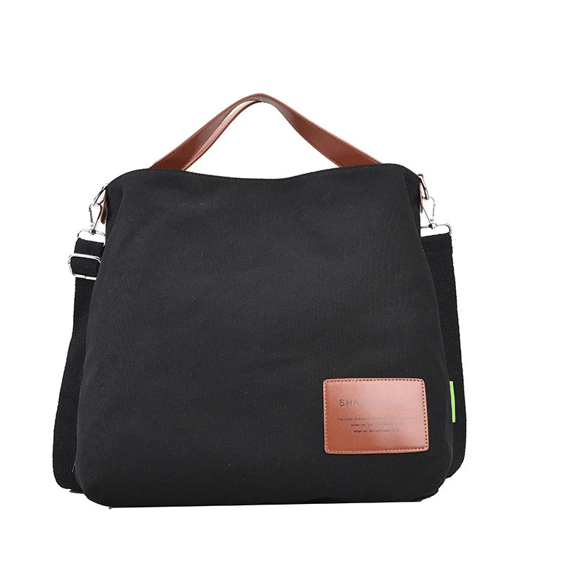 Large Capacity Cotton Shoulder Bags for Women