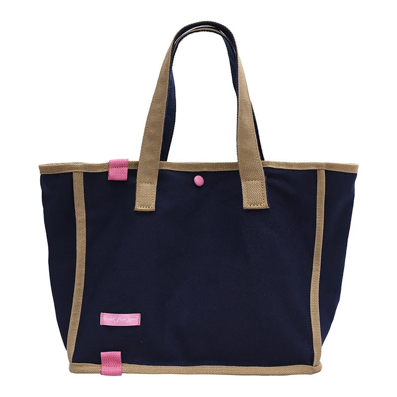 Canvas Shoulder Bag Women Handbags Travel Shopping Girl Student Large Totes