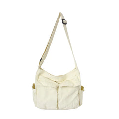 Large Capacity Canvas Shoulder Bags Soft Denim Travel Bag for Women