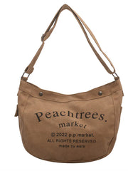 Women's Large Capacity Canvas Tote Bag Shoulder Crossbody Shopper Handbags