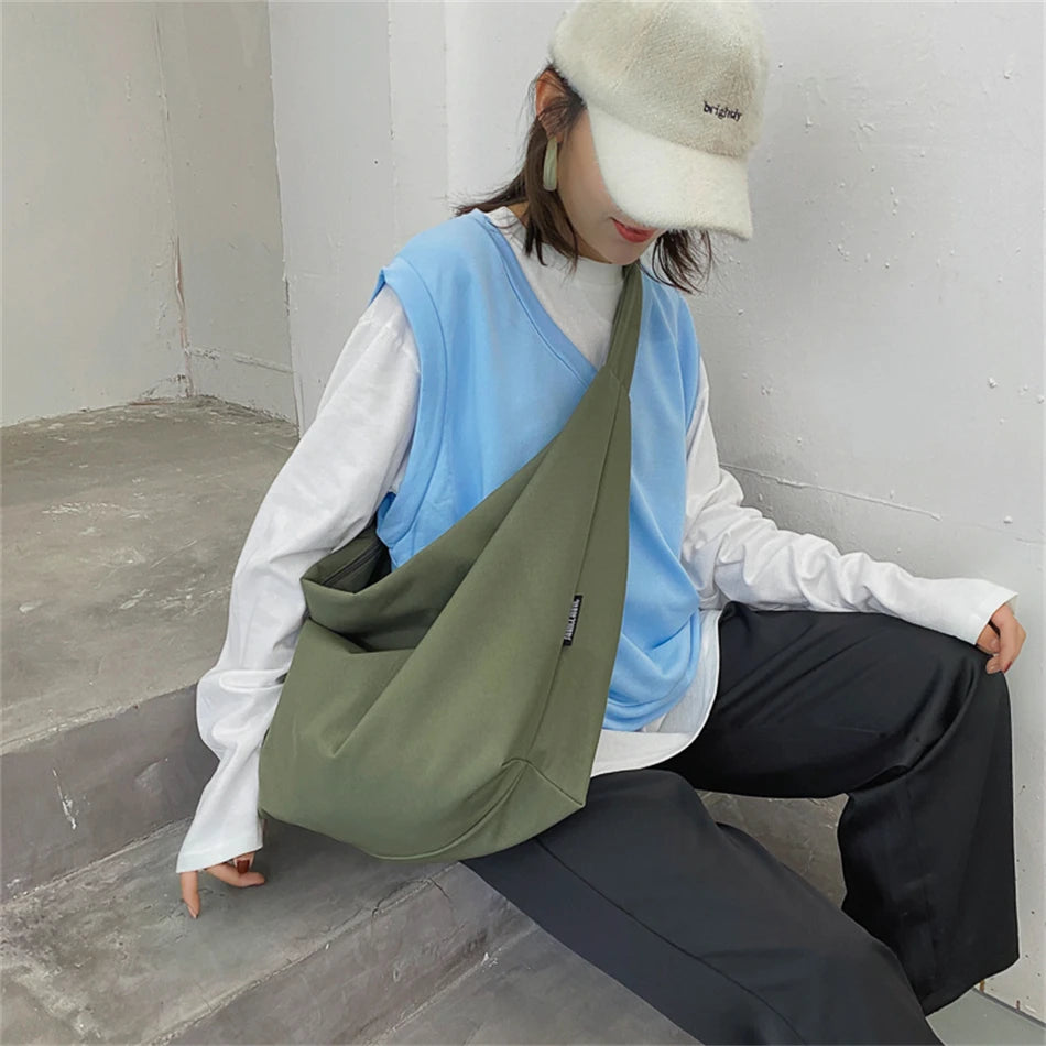Canvas Totes Bags for Women Casual Lady Hobos Handbags