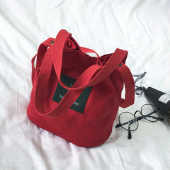 Large Capacity Canvas Women Shoulder Bag Crossbody Handbag