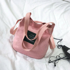 Large Capacity Canvas Women Shoulder Bag Crossbody Handbag