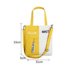 Large Capacity Canvas Women's Shoulder Bag Casual All-match Crossbody Bags
