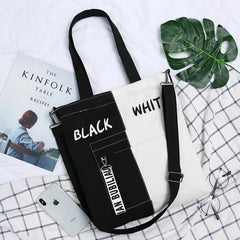 Large Capacity Canvas Women's Shoulder Bag Casual All-match Crossbody Bags