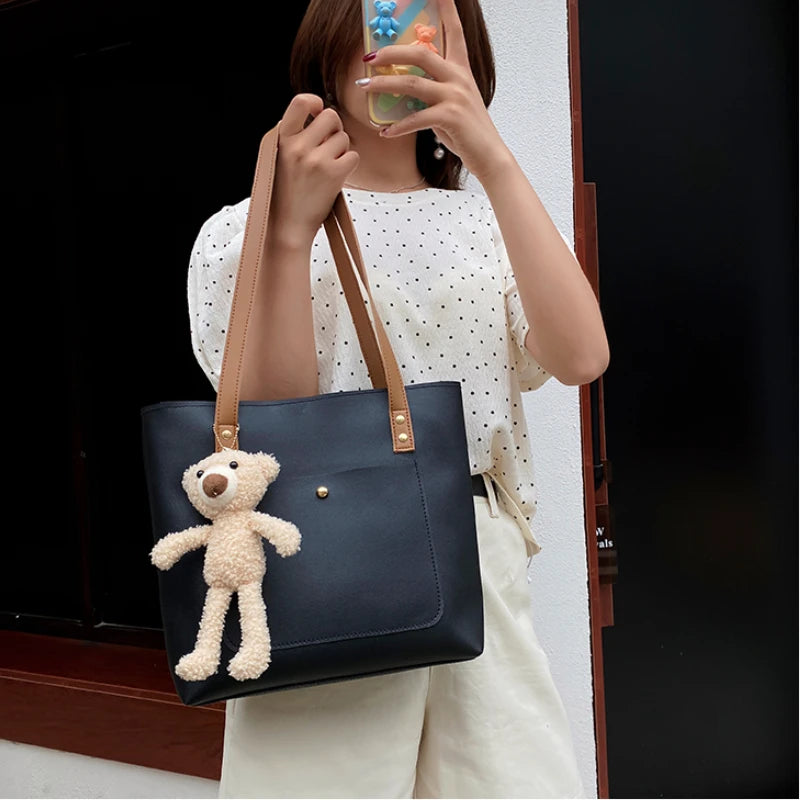 Large Capacity Casual Totes Women Daily Shoulder Bags All-match Underarm Office