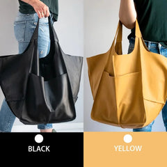 Casual Women Handbags Large Capacity PU Leather Shoulder Bag