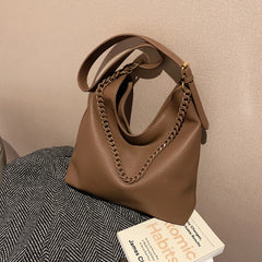 Large Capacity Shoulder Bags for Women High Pu Leather Bucket Tote