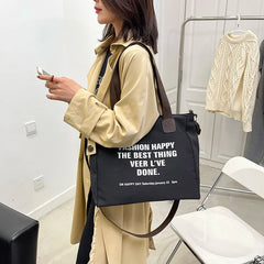 Large Capacity Cloth Handbag Female Messenger Bags Women Shoulder Bag