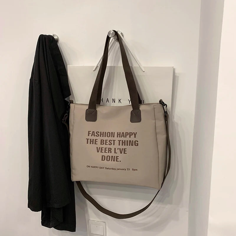 Large Capacity Cloth Handbag Female Messenger Bags Women Shoulder Bag