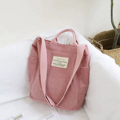 Large Capacity Cloth Handbag Tote Female Crossbody Messenger Bags